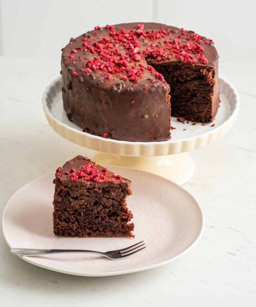 Wholegreen gluten-free dairy-free dark chocolate and beetroot cake