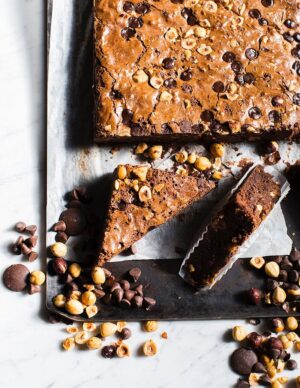 Gluten-free chocolate Decadent Hazelnut Brownie