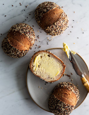 seeded roll Gluten-free vegan Wholegreen Bakery NSW