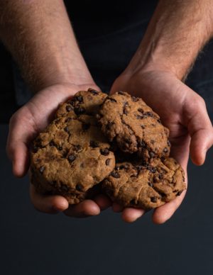 Gluten-free vegan chocolate chip cookies Dairy free and Coeliac safe