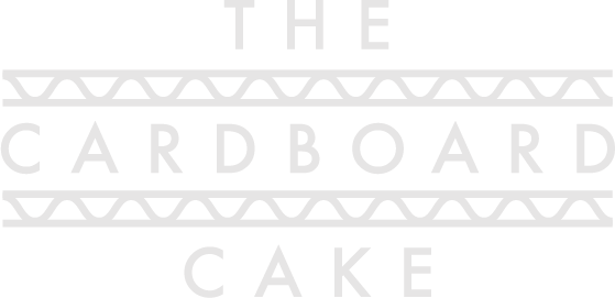 the cardboard cake